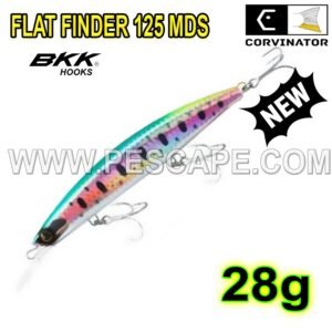SEÑUELO CORVINATOR FLAT FINDER 125MD-S 28gr Camotillo Green BKK Hooks