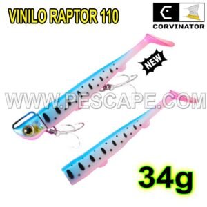 VINILO CORVINATOR RAPTOR 34gr Blue Camotillo