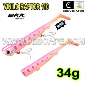 VINILO CORVINATOR RAPTOR 34gr PINK Camotillo BKK