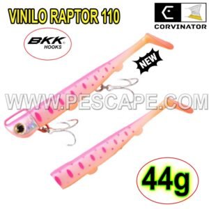 VINILO CORVINATOR RAPTOR PINK Camotillo BKK 44gr
