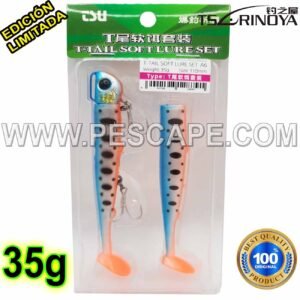 VINILO TSURINOYA T-TAIL 35gr EDICIÓN ESPECIAL CAMOTILLO AZUL