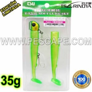 VINILO TSURINOYA T-TAIL 35gr EDICIÓN ESPECIAL Green