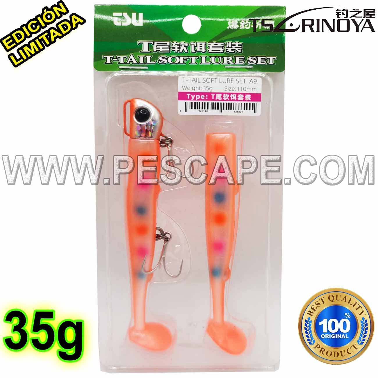 VINILO TSURINOYA T-TAIL 35gr EDICIÓN ESPECIAL CHIFERO PINK