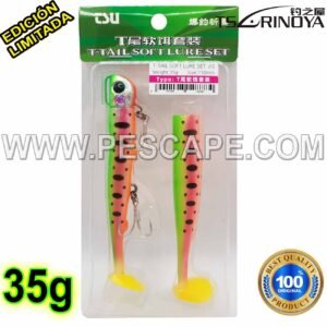 VINILO TSURINOYA T-TAIL 35gr EDICIÓN ESPECIAL TRICOLOR