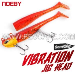 Vinilo Noeby T-Tail 28g Naranja para corvina lenguados