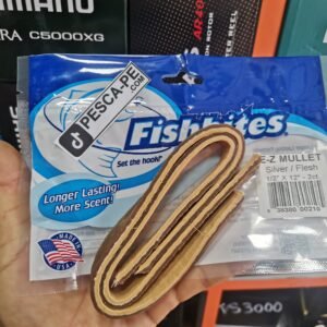 CARNADA ARTIFICIAL FISHBITES SABOR LISA (2 TIRAS)