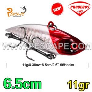 Señuelo de pesca VIB 6.5cm 11g Proberos Wobbler Artificial Lagunas Ríos Color1