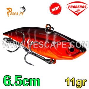 Señuelo de pesca VIB 6.5cm 11g Proberos Wobbler Artificial Lagunas Ríos Color3