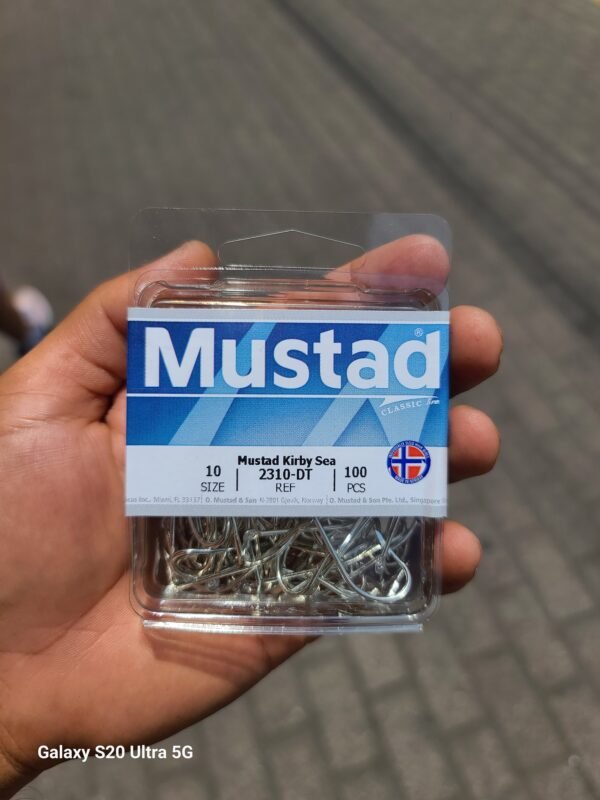 Anzuelos Nickelado MUSTAD Con Paleta #10