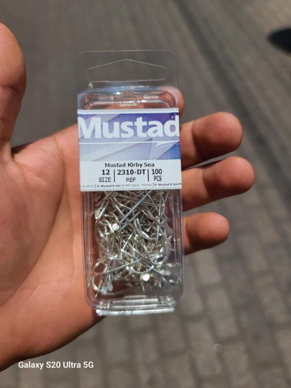 Anzuelos Nickelado MUSTAD Con Paleta #12