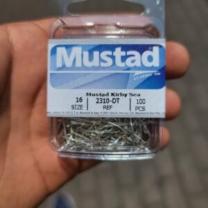 Anzuelos Nickelado MUSTAD Con Paleta #16 100pcs