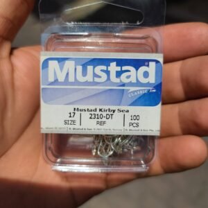 Anzuelos Nickelado MUSTAD Con Paleta #17 100pcs