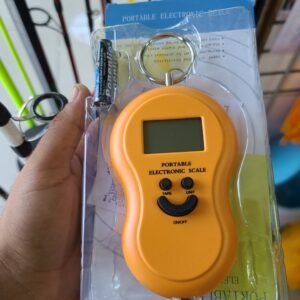 Balanza de Pesca Báscula colgante portátil 50KG Color Naranja