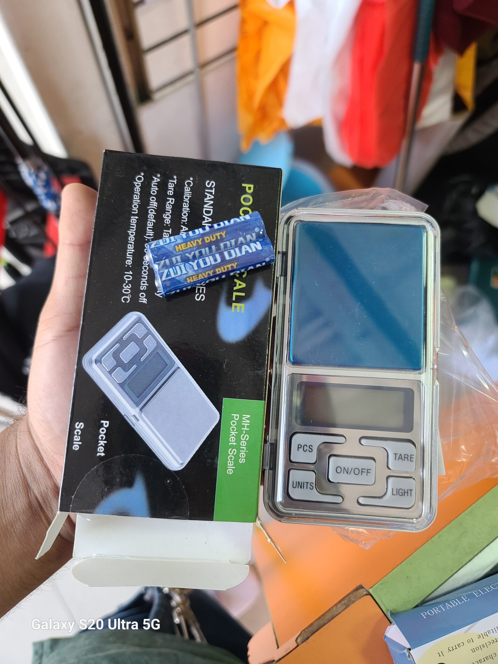 Balanza gramera para plomos pequeños + pila