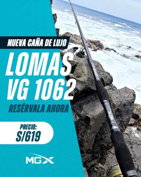 CAÑA MGX LOMAS VG1062 SPINNING 25-70gr 3.23m FAST | IND. PACK