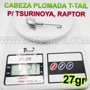 CABEZA PLOMADA PARA VINILOS TSURINOYA RAPTOR 27gr