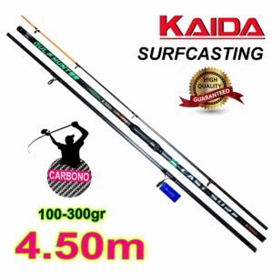 CAÑA KAIDA SURFCASTING GULF HUNTER 4.50m 100-300gr CARBONO