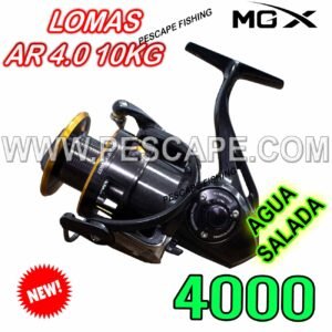 CARRETE MGX LOMAS AR 4.0 PROFESIONAL SALT WATER 10kg Spinning | IND. PACK