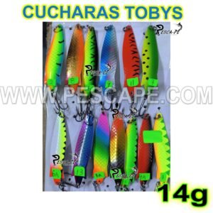 CUCHARAS TOBYS 14g Para Truchas Lagunas (1 UND)