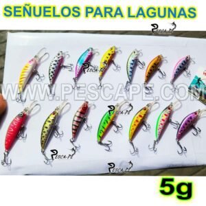 KIT DE SEÑUELOS PARA TRUCHAS LAGUNAS RIOS