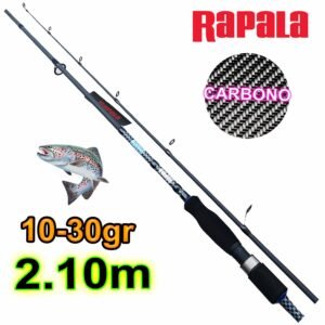 CAÑA RAPALA SHADOW 2.10m CARBONO ALTO 10-30gr Lagunas