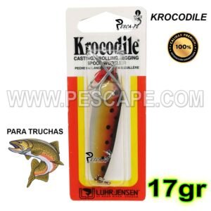 CUCHARA LUHR JENSEN KROCODILE 17gr Para Truchas BROWN TROUT IND. PACK