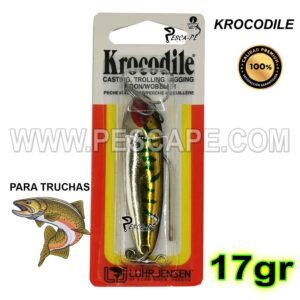 CUCHARA LUHR JENSEN KROCODILE 17gr Para Truchas METALLIC PERCH IND. PACK