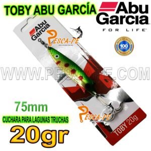 CUCHARA TOBY ABU GARCIA 20gr Lagunas Truchas 7.5cm -LF DEVIL