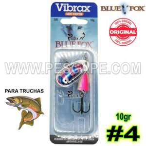 Cucharilla BLUE FOX SUPER Vibrax 10gr para Trucha #4 Shad BFF RT