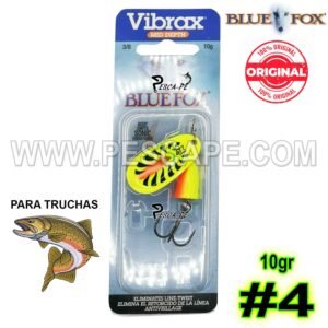 Cucharilla BLUE FOX SUPER Vibrax 10gr para Trucha #4 Shad BFF4 FT