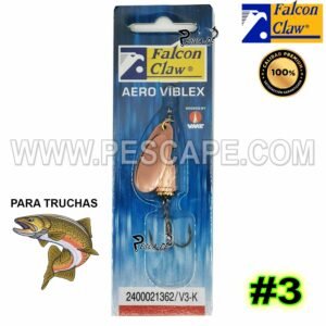 Cucharilla FALCON CLAW Viblex para Trucha V3-K IND. PACK
