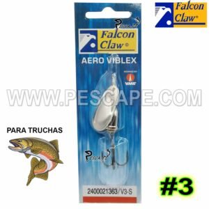Cucharilla FALCON CLAW Viblex para Trucha V3-S IND. PACK