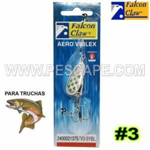 Cucharilla FALCON CLAW Viblex para Trucha V3 SYBL IND. PACK