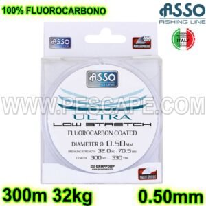 FLUOROCARBONO ASSO FISHING LINE ULTRA LOW STRETCH 0.50mm 300m