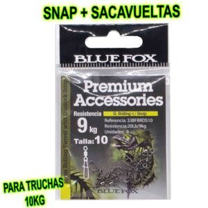 SNAP + SACAVUELTAS PARA TRUCHAS  LAGUNAS 9KG 9PC