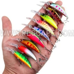 Señuelos Hipo Minnow Hundibles 7 cm 6g Cebos Artificiales Plásticos para Trucha y Lubina Jerkbaits Crankbaits Pesca (1 UND)