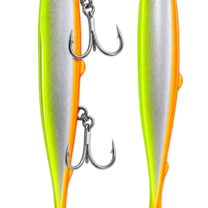 Vinilo Tsurinoya T-Tail Soft Lure 35g 11CM Amarillo Blanco