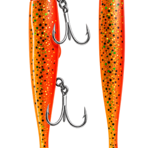 Vinilo Tsurinoya T-Tail Soft Lure 35g 11CM Orange