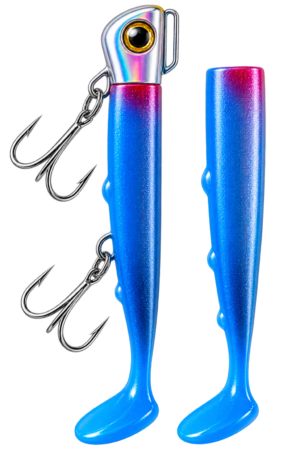 Vinilo Corvinator Raptor Chunky 34g Flash Blue