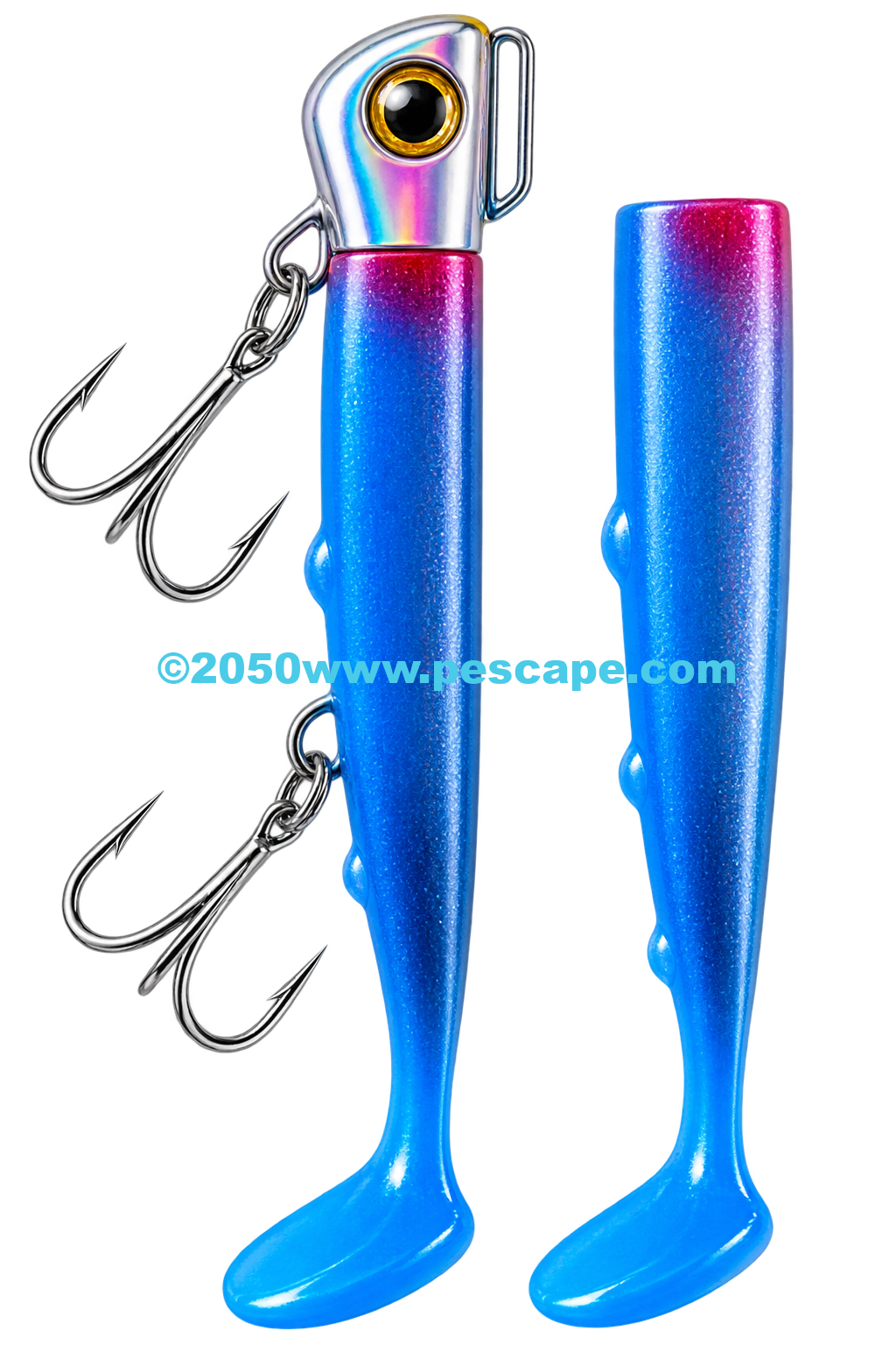 Vinilo Corvinator Raptor Chunky 34g Flash Blue