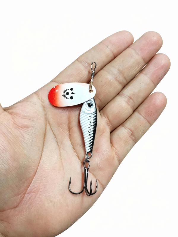 Señuelo Spinner Super Vibrax para Truchas 20gr cebos duros VIB de Metal – Gray