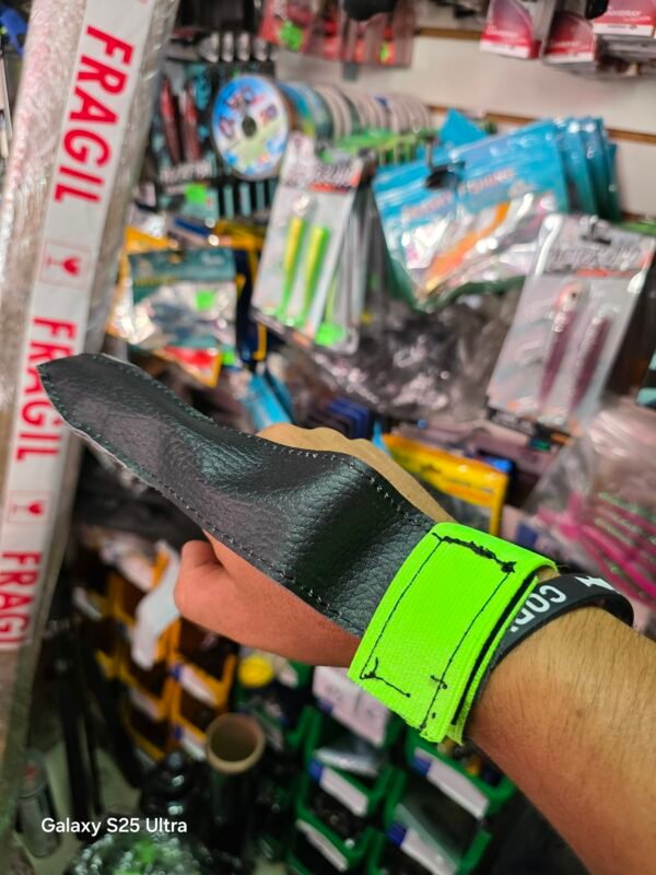 DEDAL DE CUERO PARA PESCAR SURFCASTING SPINNING
