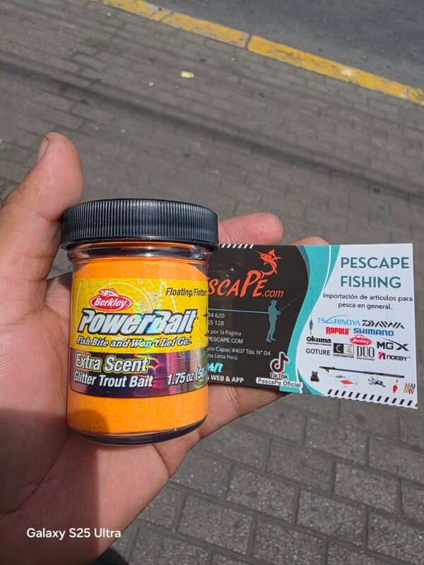 CEBO POWERBAIT® BECKLEY PARA TRUCHA DE MASA – NARANJA