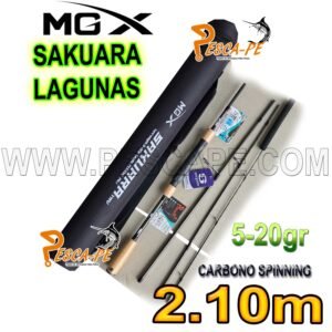 CAÑA MGX SAKUARA TRV 702 SPINNING  2.10m Lagunas 5-20gr FAST