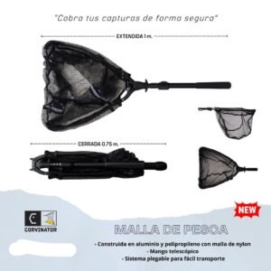 MALLA DE PESCA RED DE ATERRIZAJE CORVINATOR PROFESIONAL