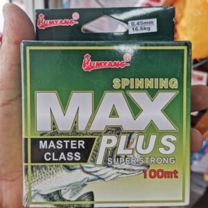 Monofilamento MAX PLUS 0.45MM SUPER 100M MASTER 16.6KG