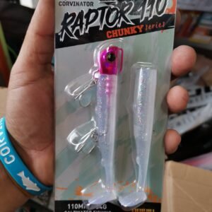 Vinilo Corvinator Raptor Chunky 34g UV Pink Head