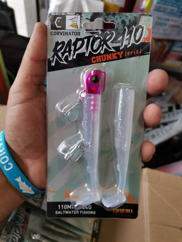 Vinilo Corvinator Raptor Chunky 34g UV Pink Head