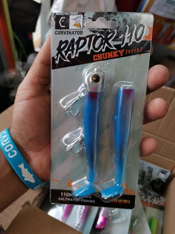 Vinilo Corvinator Raptor Chunky 34g Flash Blue