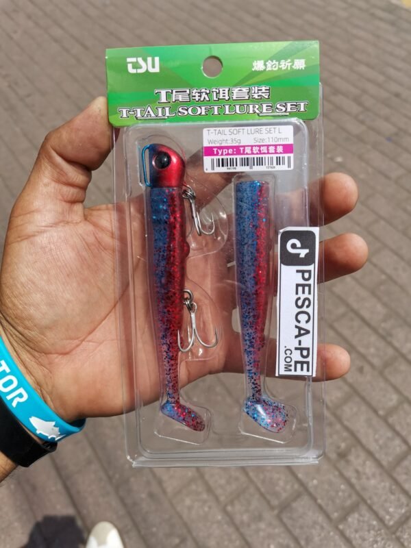 Vinilo Tsurinoya T-Tail Soft Lure 35g 11CM super Man